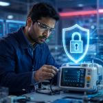 Medical device cybersecurity by design protecting a connected medical device with a digital security shield