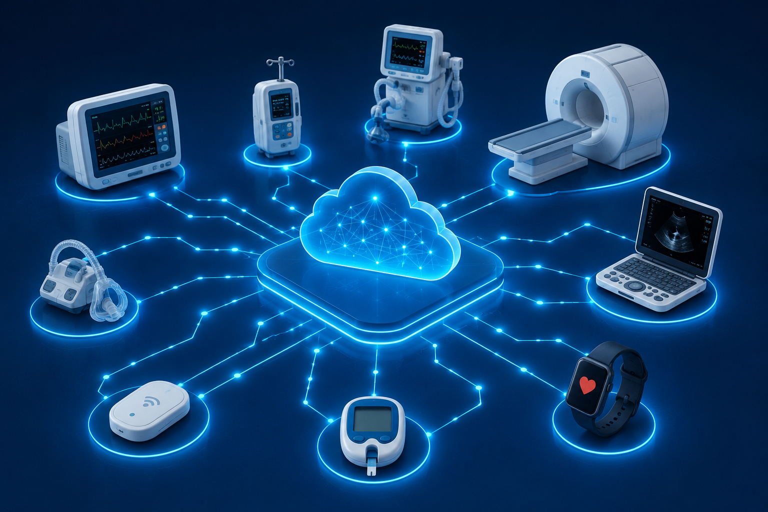 Device-agnostic platform connecting multi-vendor medical devices for connected care