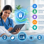 Data security in digital health with five protection layers built into the iTouch platform