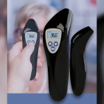 Non-contact infrared thermometer designed by iOrbit for rapid temperature screening